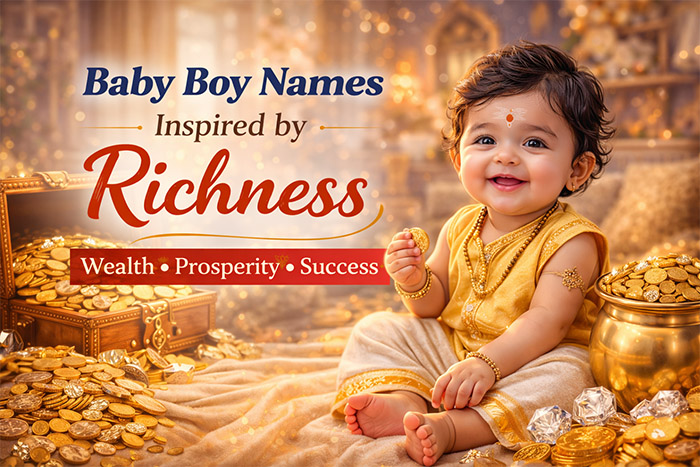 Baby Boy Names Inspired by Richness