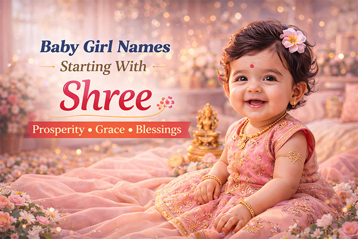 Baby Girl Names Starting With “Shree”