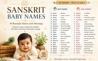 50 Beautiful Sanskrit Baby Names with Meanings for Boys & Girls