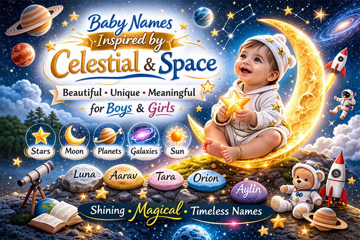 Baby Names Inspired by Celestial & Space