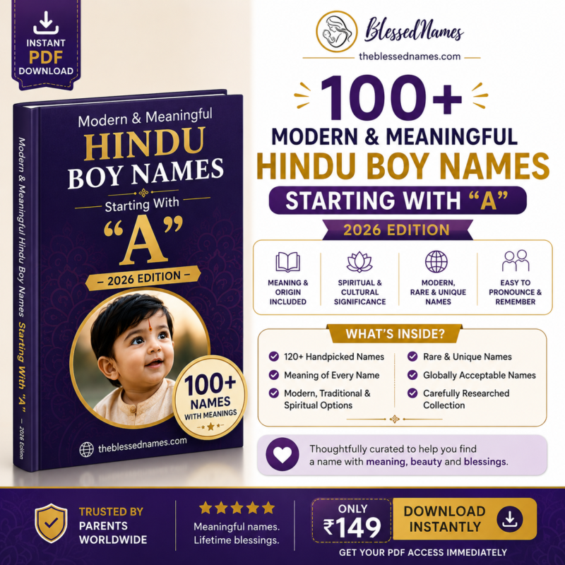 Hindu baby boy names starting with A