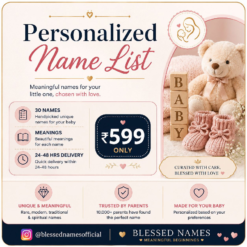 Personalized Name List