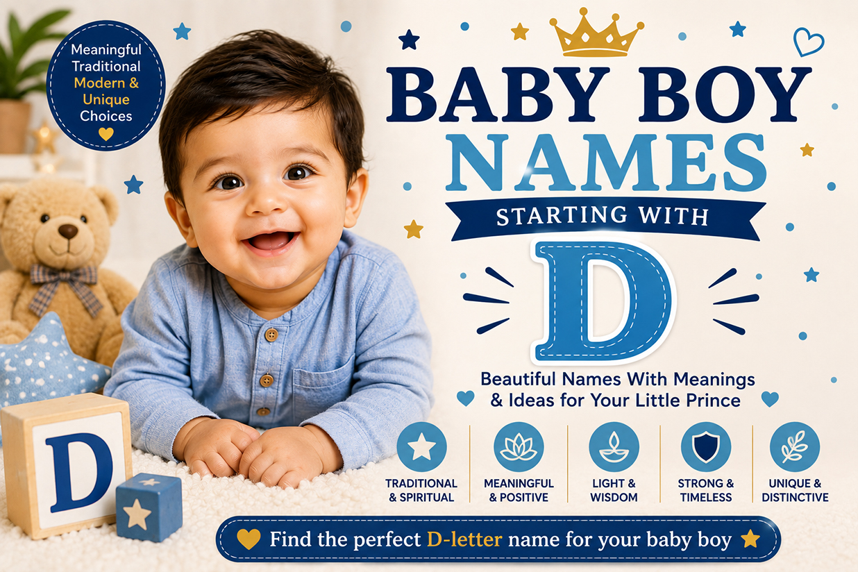 Baby Boy Names Starting With D Baby boy names starting with D with meanings