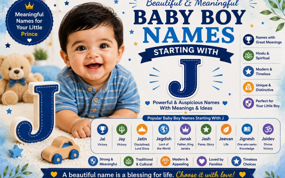 Baby Boy Names Starting With J: Beautiful Names With Meanings