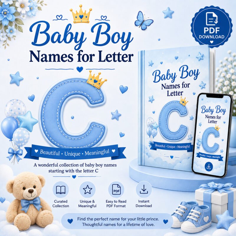 Trending Baby Boy Names for Letter C