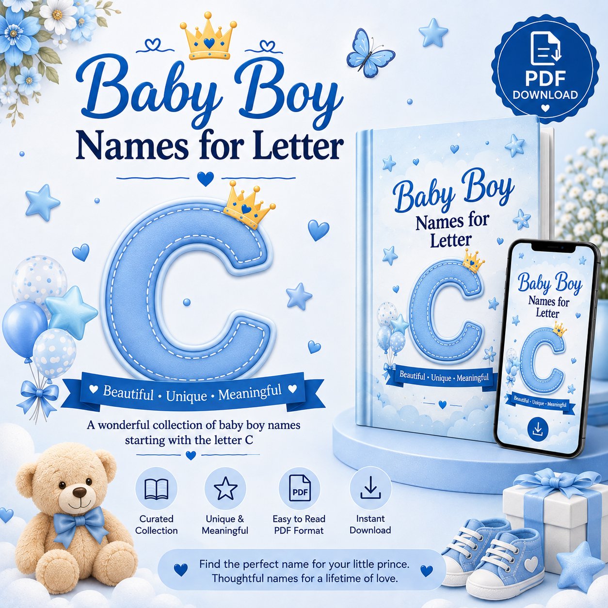 Trending Baby Boy Names for Letter C