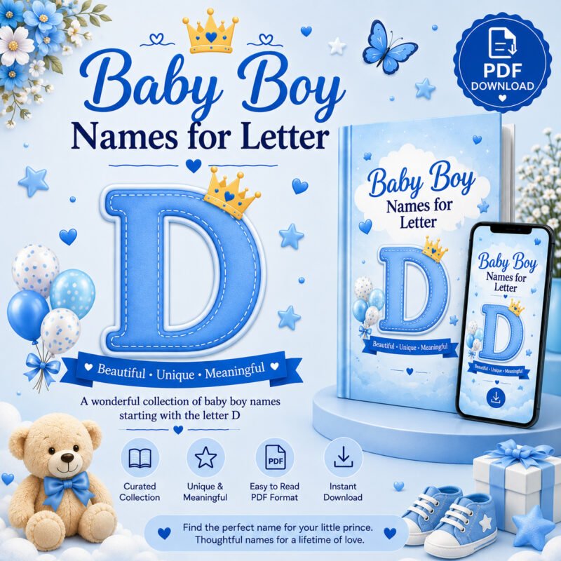 Trending Baby Boy Names for Letter D