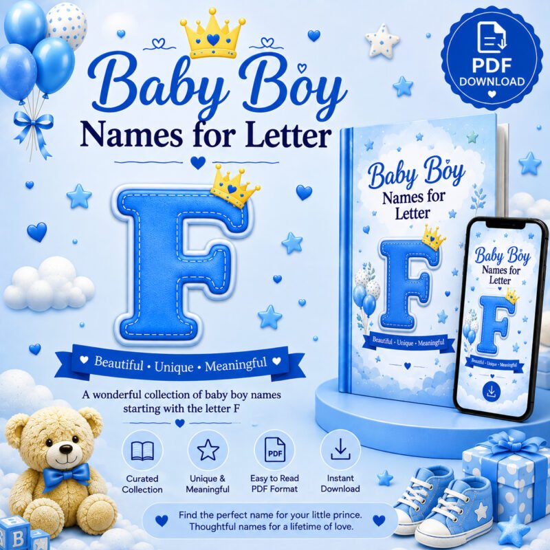 Trending Baby Boy Names for Letter F