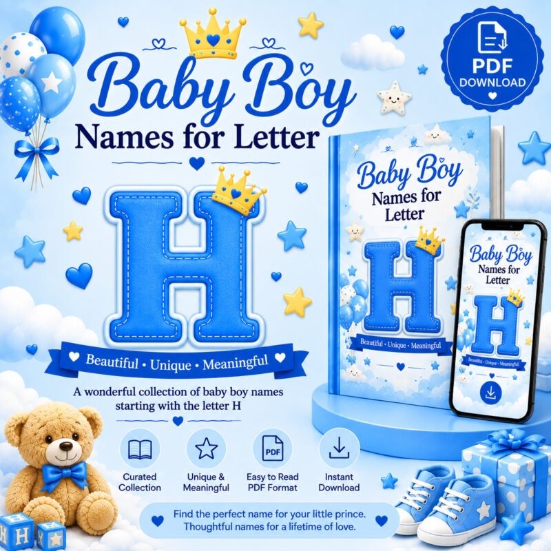 Trending Baby Boy Names for Letter H