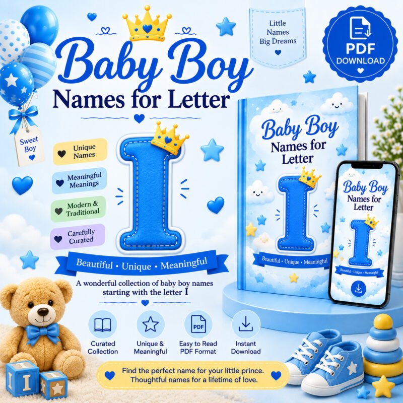 Trending Baby Boy Names for Letter I
