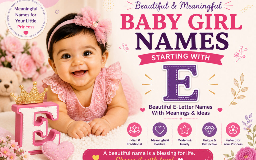 Baby Girl Names Starting With E: Beautiful Names With Meanings