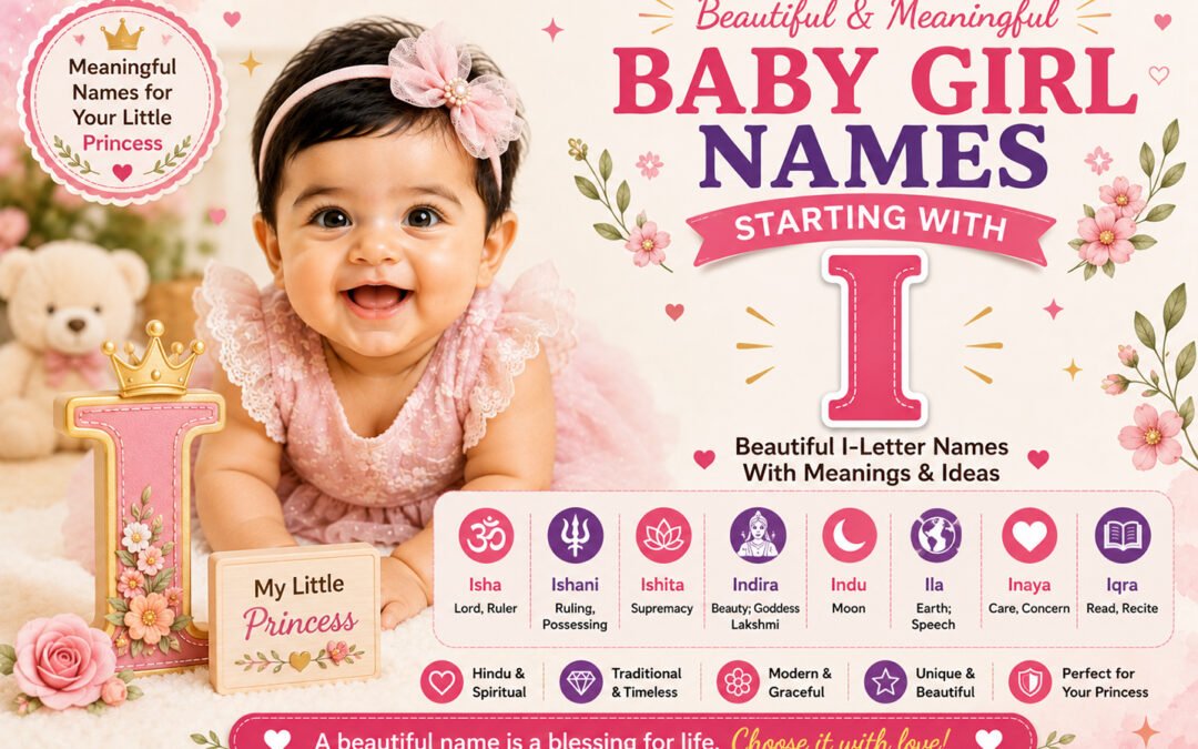 Baby Girl Names Starting With I: Beautiful Names With Meanings