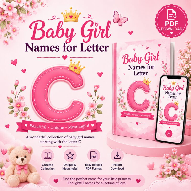 Trending Baby Girl Names for Letter C