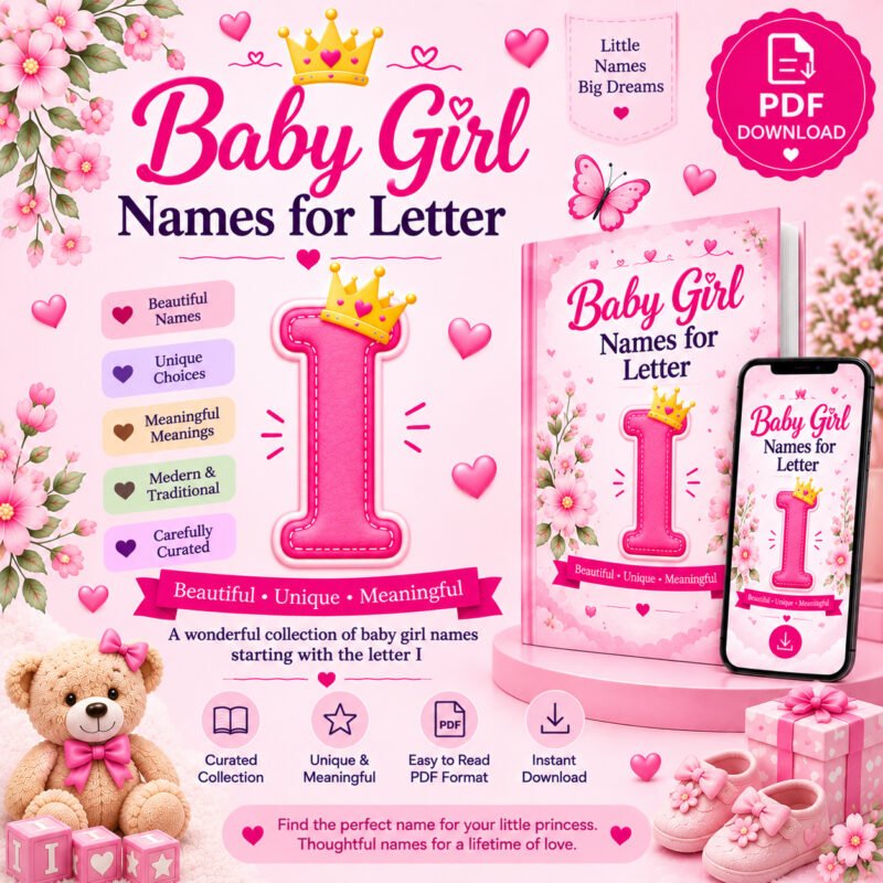 Trending Baby Girl Names for Letter I