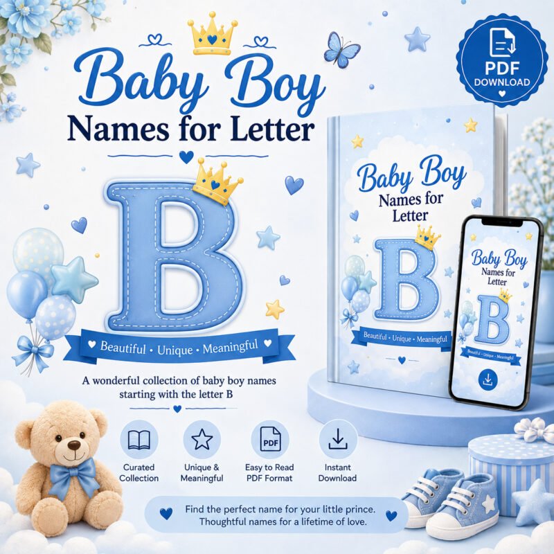 Trending Baby Boy Names for Letter B