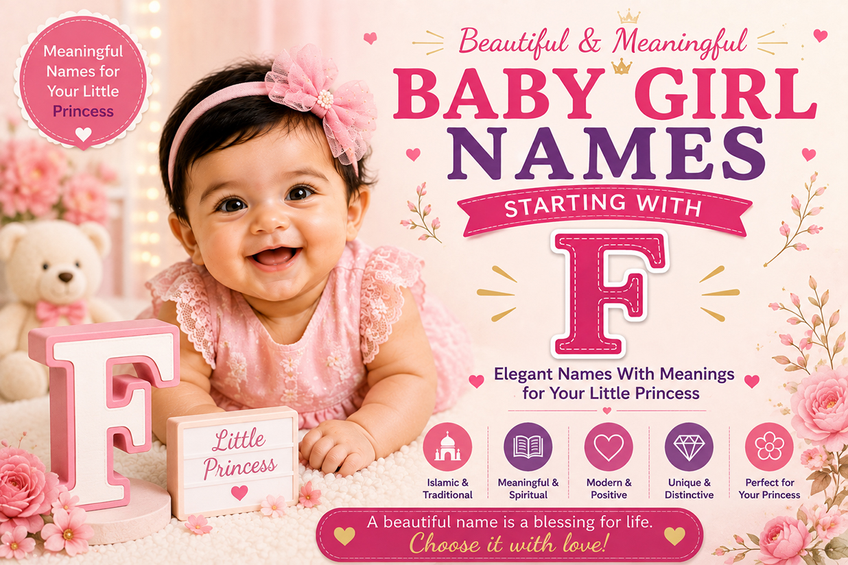 baby-girl-names-starting-with-f Baby girl names starting with F with meanings