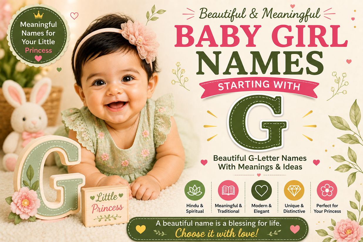 Baby girl names starting with G with meanings