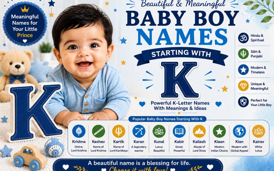 Baby Boy Names Starting With K: Beautiful Names With Meanings