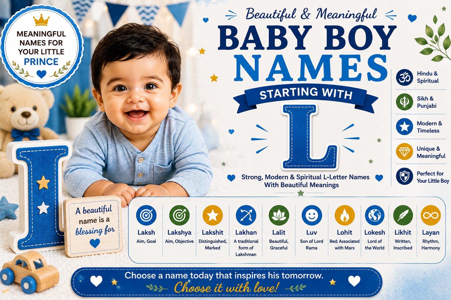 Baby Boy Names Starting With L Baby boy names starting with L with meanings