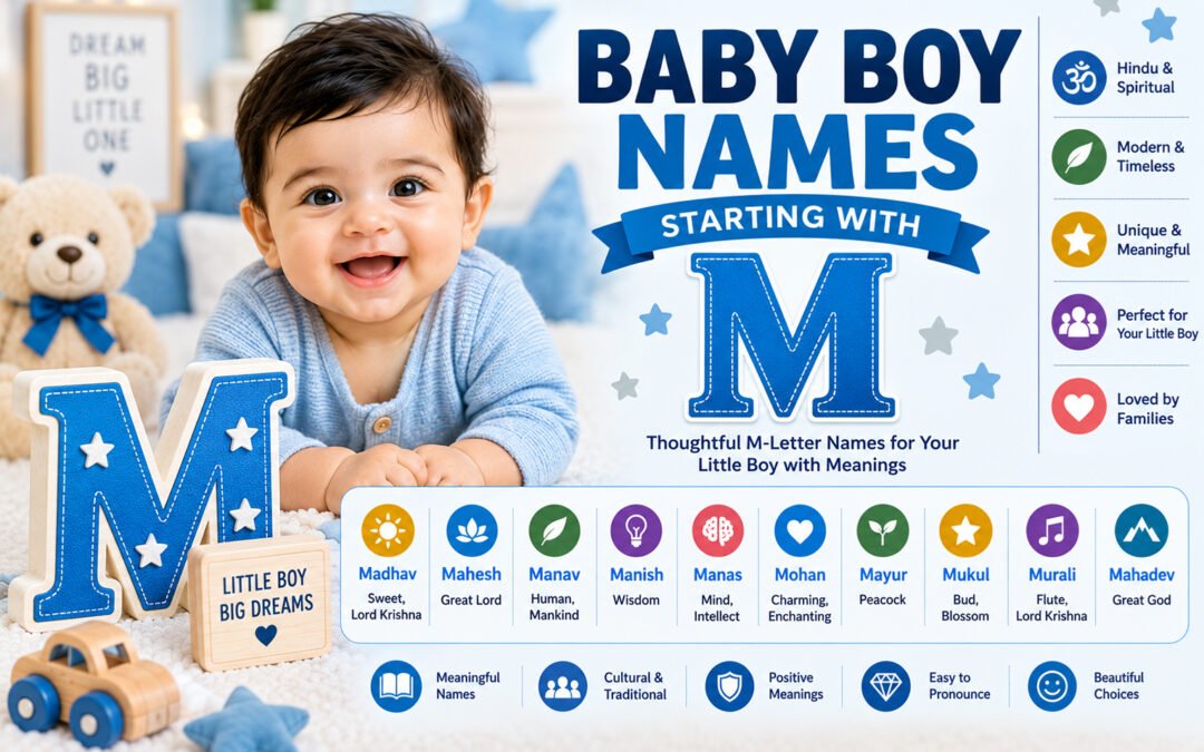 Baby Boy Names Starting With M: Beautiful Names With Meanings