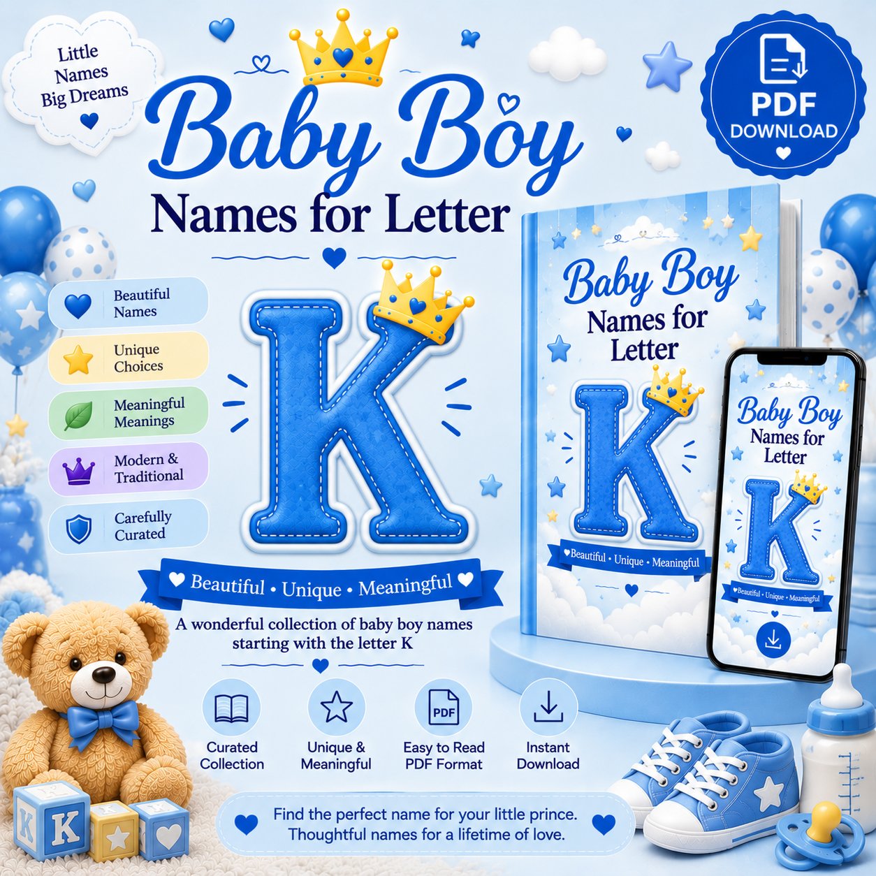 Trending Baby Boy Names for Letter K