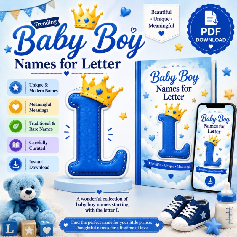 Trending Baby Boy Names for Letter L