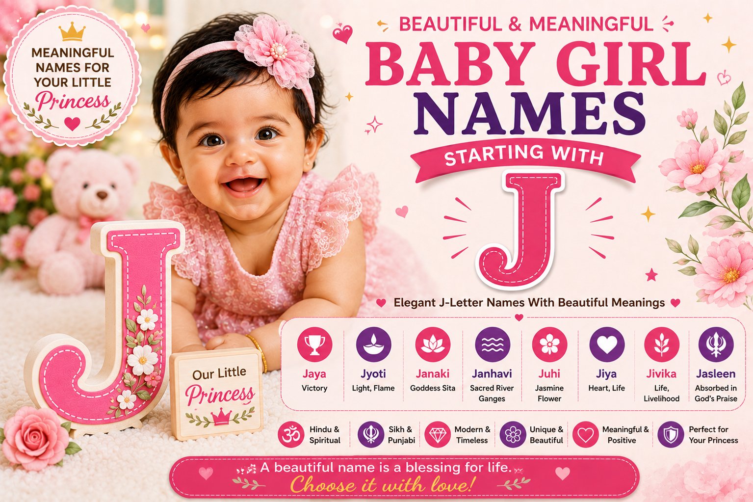 Baby Girl Names Starting With J Baby girl names starting with J with meanings