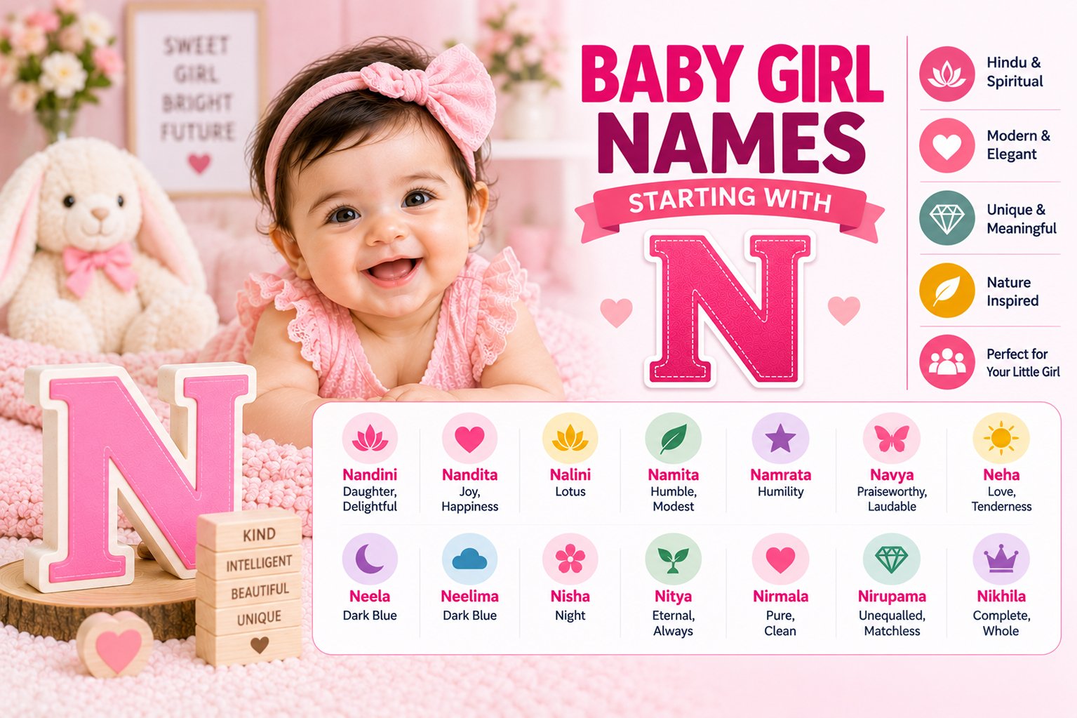 Baby Girl Names Starting With N Baby girl names starting with N with meanings