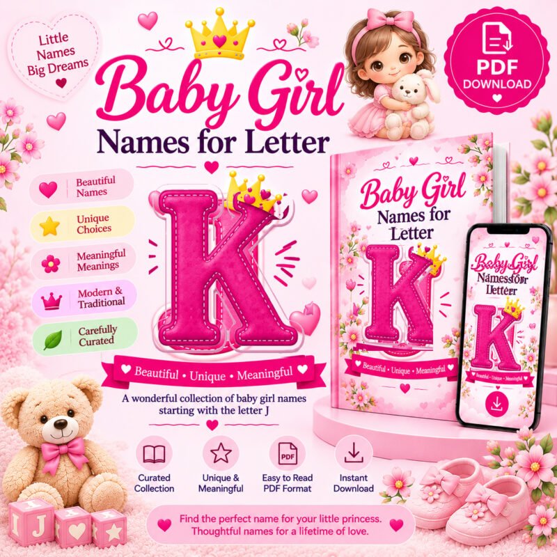 Trending Baby Girl Names for Letter K