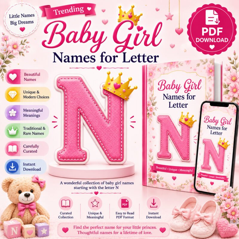 Trending Baby Girl Names for Letter N