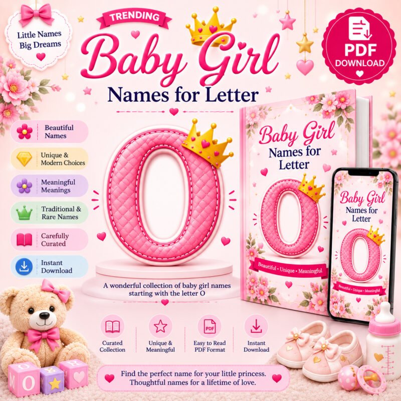 Trending Baby Girl Names for Letter O