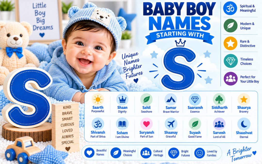 Baby Boy Names Starting With S: Beautiful Names With Meanings