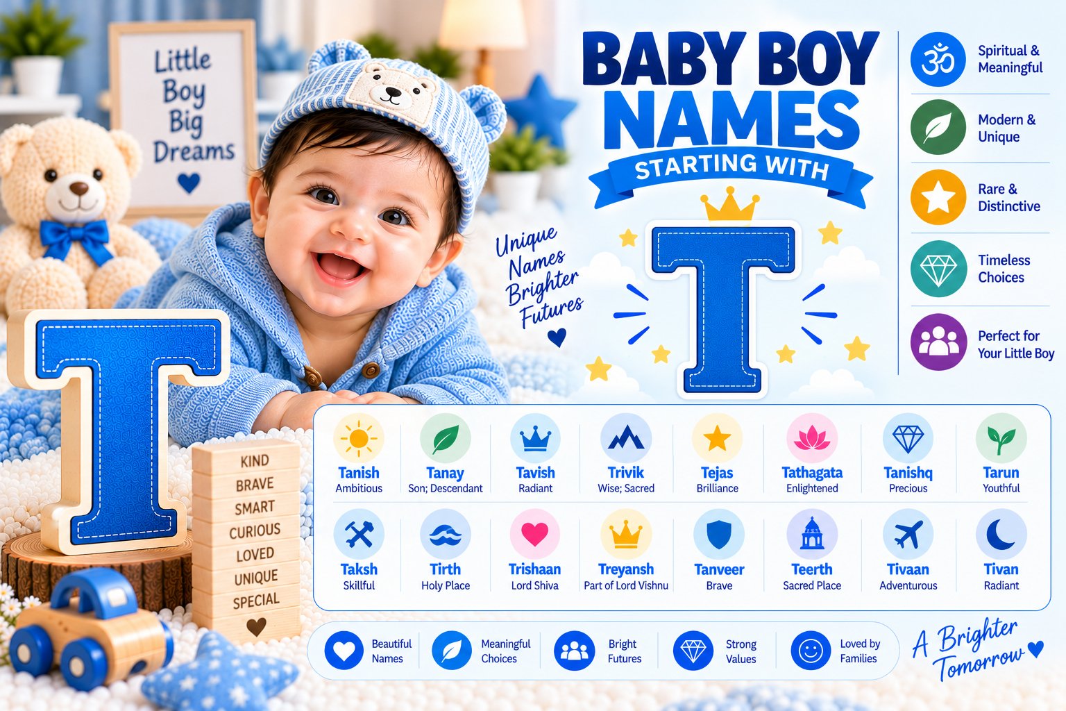 Baby Boy Names Starting With T Baby boy names starting with T with meanings