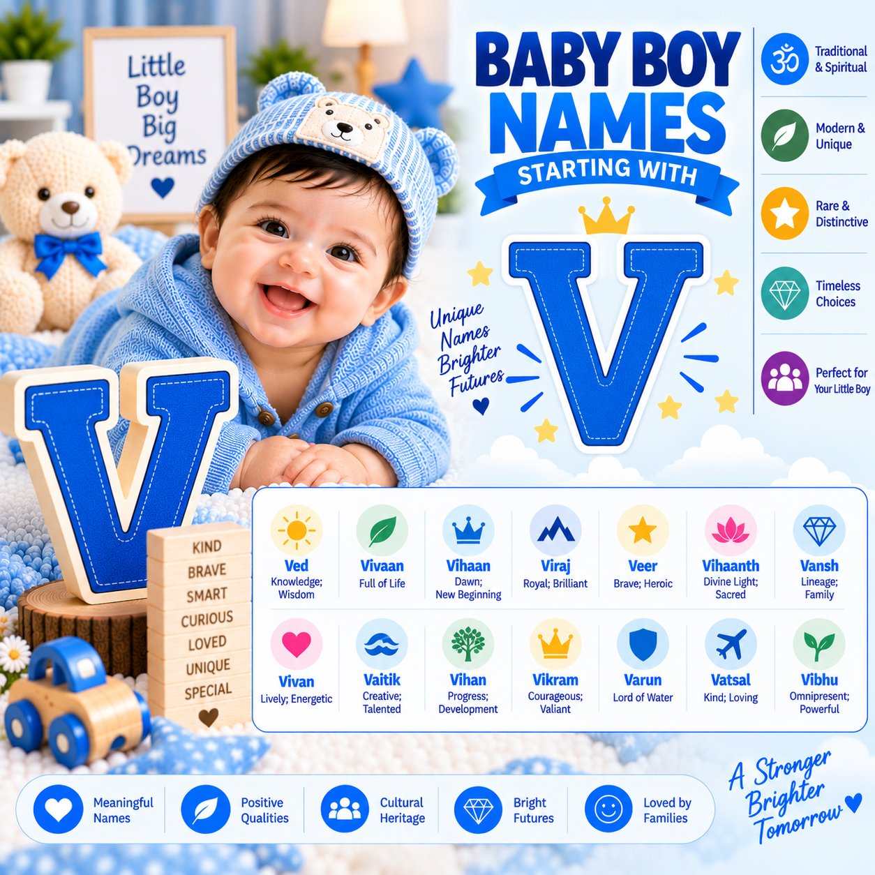 Baby Boy Names Starting With V Baby boy names starting with V with meanings