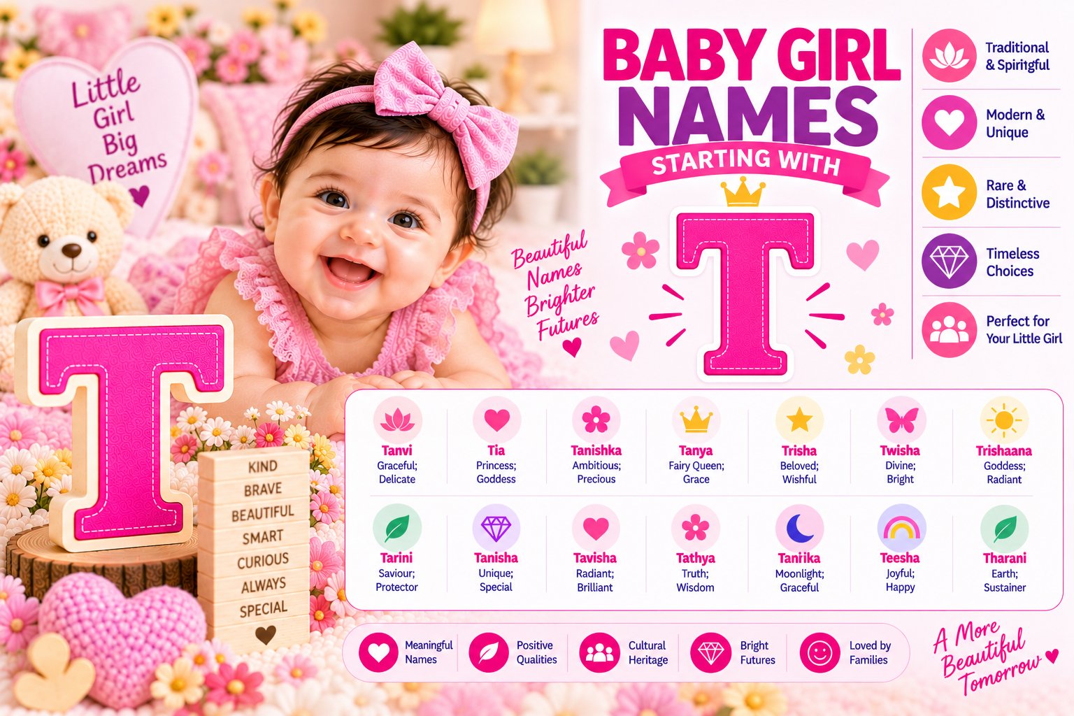 Baby Girl Names Starting With T Baby girl names starting with T with meanings